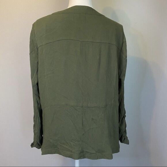 Torrid Army Green Utility Jacket Size 2 - Picture 9 of 10